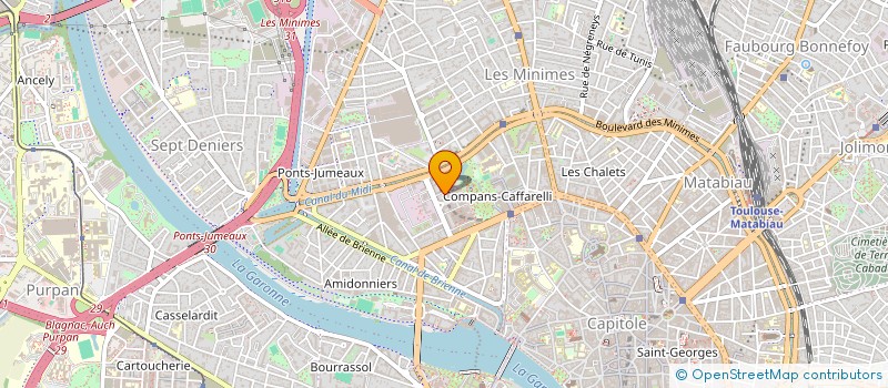 localisation de l'entreprise MONSIEUR DIMITRI POTIN à TOULOUSE
