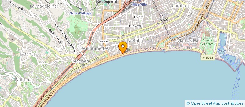 localisation de l'entreprise MONSIEUR DIMITRI POTSKHVERASHVILI à NICE