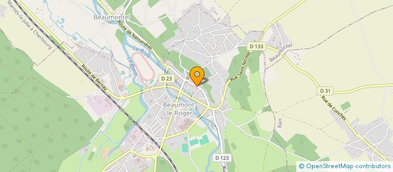 localisation de l'entreprise MONSIEUR DIMITRI PREVOST  BEAUMONT-LE-ROGER