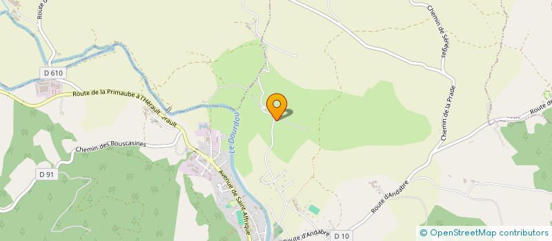 localisation de l'entreprise MONSIEUR DIMITRI PUJOL  FAYET