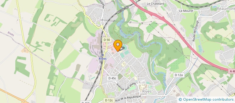 localisation de l'entreprise MONSIEUR DIMITRI QUINEAU  RIVES