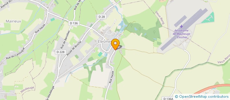 localisation de l'entreprise MONSIEUR DIMITRI RAOUT à ELESMES