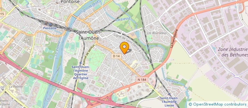 localisation de l'entreprise MONSIEUR DIMITRI RASSE  SAINT-OUEN-L'AUMONE