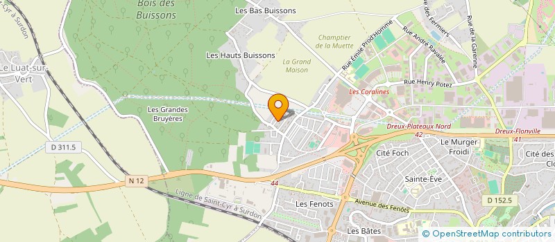 localisation de l'entreprise MONSIEUR DIMITRI REDON à DREUX