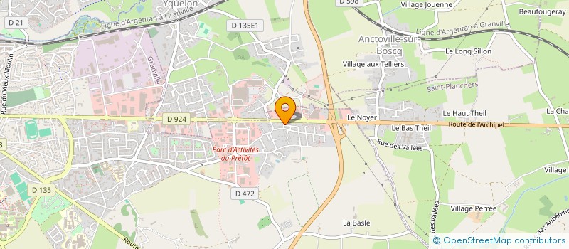 localisation de l'entreprise MONSIEUR DIMITRI REQUIER  GRANVILLE