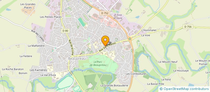 localisation de l'entreprise MONSIEUR DIMITRI RETAILLEAU à SEVREMOINE