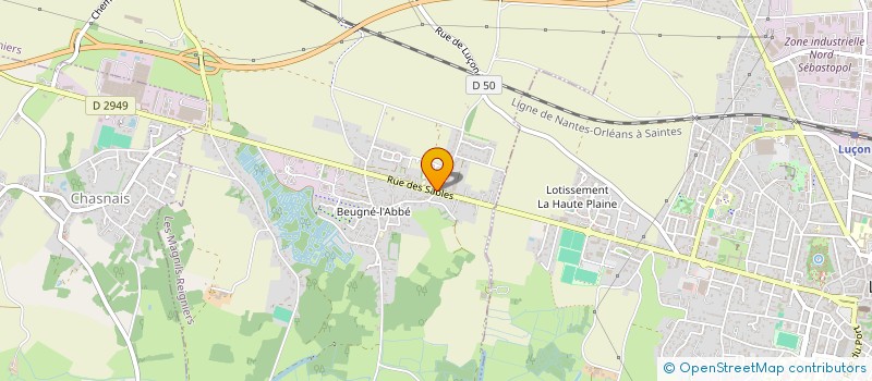 localisation de l'entreprise MONSIEUR DIMITRI RICHARD  LES MAGNILS-REIGNIERS