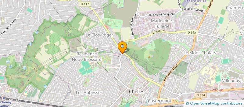 localisation de l'entreprise MONSIEUR DIMITRI RIEUX  CHELLES