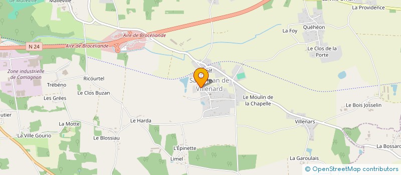 localisation de l'entreprise MONSIEUR DIMITRI RIO à PLOERMEL