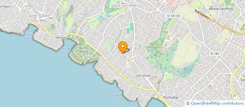 localisation de l'entreprise MONSIEUR DIMITRI ROBERT  VAUX-SUR-MER