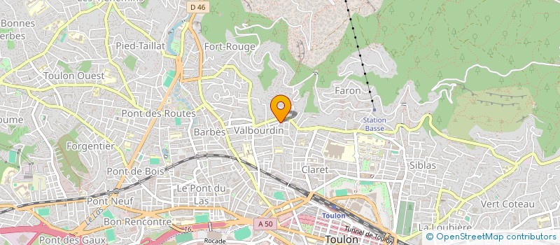 localisation de l'entreprise MONSIEUR DIMITRI ROBERT  TOULON