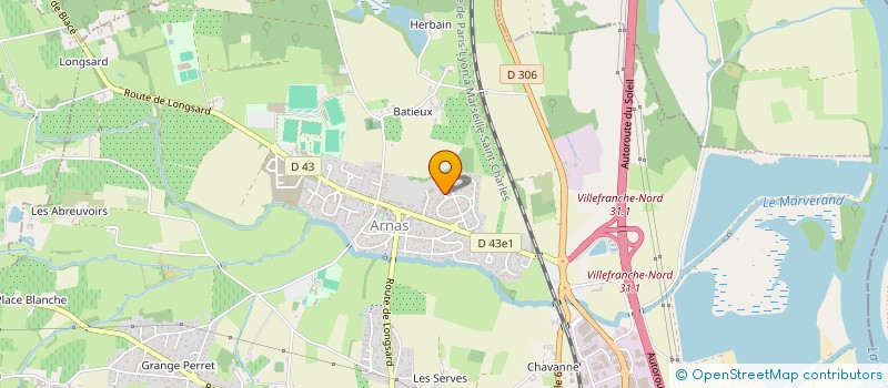 localisation de l'entreprise MONSIEUR DIMITRI ROLO  NEUVILLE-SUR-SAONE