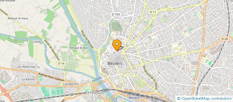 localisation de l'entreprise MONSIEUR DIMITRI ROUBEY  BEZIERS