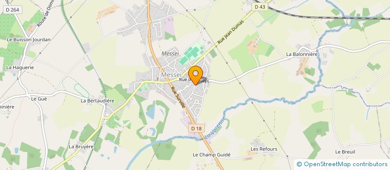 localisation de l'entreprise MONSIEUR DIMITRI ROUSSEL à MESSEI