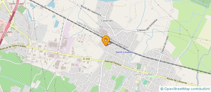 localisation de l'entreprise MONSIEUR DIMITRI ROZE  SAINT-LOUBES