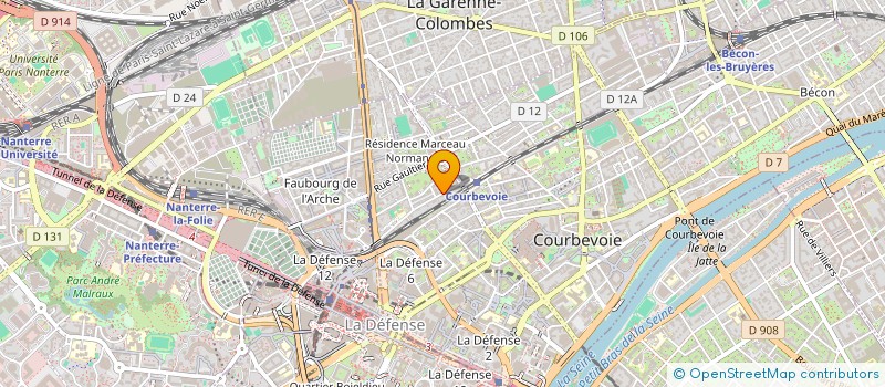 localisation de l'entreprise MONSIEUR DIMITRI SAM CAW FREVE à COURBEVOIE