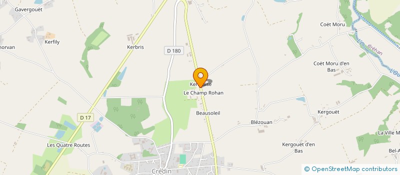 localisation de l'entreprise MONSIEUR DIMITRI SAUCE à NOYAL-PONTIVY