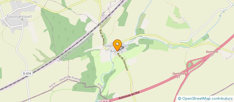 localisation de l'entreprise MONSIEUR DIMITRI SCHNEIDER  ARCY-SAINTE-RESTITUE