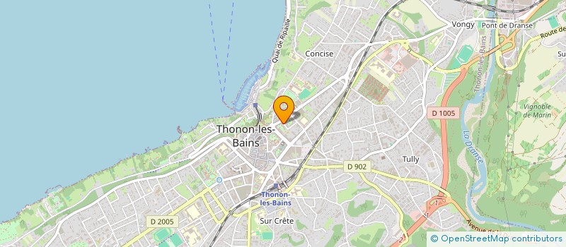 localisation de l'entreprise MONSIEUR DIMITRI SEGUIN à THONON-LES-BAINS