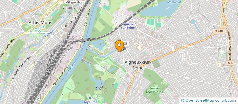 localisation de l'entreprise MONSIEUR DIMITRI SICARD  VIGNEUX-SUR-SEINE