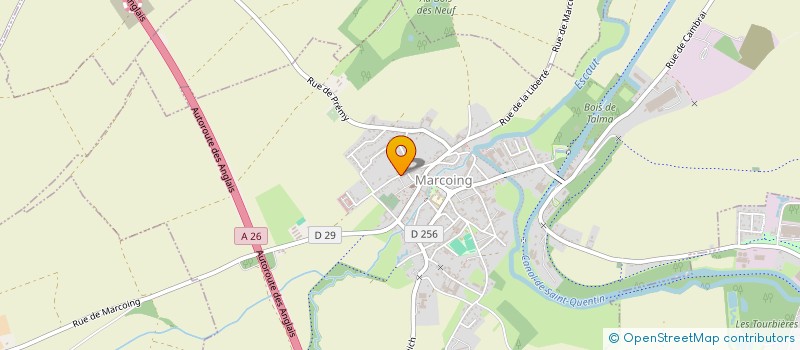 localisation de l'entreprise MONSIEUR DIMITRI SIMON  MARCOING