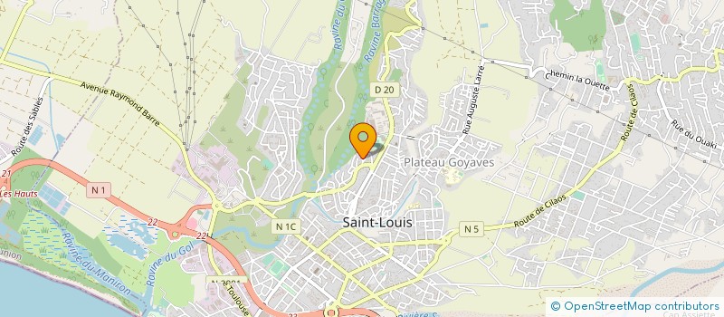 localisation de l'entreprise MONSIEUR DIMITRI SINACOUTY  SAINT-LOUIS