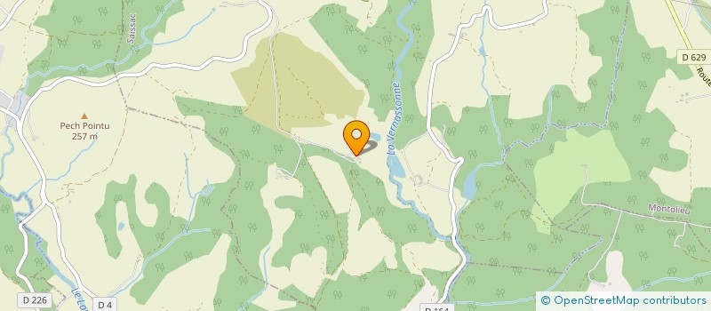 localisation de l'entreprise MONSIEUR DIMITRI SOYE  SAISSAC