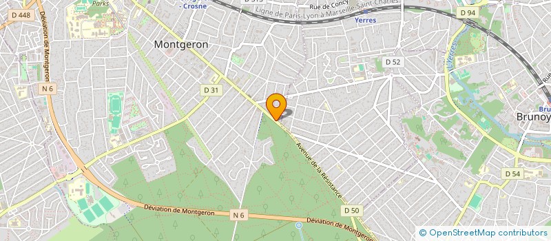 localisation de l'entreprise MONSIEUR DIMITRI SPIVAK à MONTGERON
