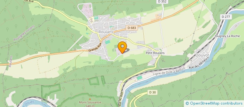 localisation de l'entreprise MONSIEUR DIMITRI STEHLY  ROULANS