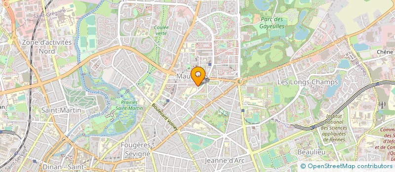 localisation de l'entreprise MONSIEUR DIMITRI STERNE  RENNES