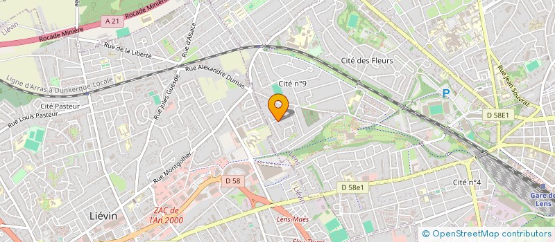 localisation de l'entreprise MONSIEUR DIMITRI STOPYRA  LENS