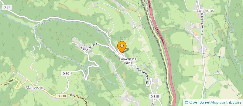 localisation de l'entreprise MONSIEUR DIMITRI TAJAN  AVEZAC-PRAT-LAHITTE