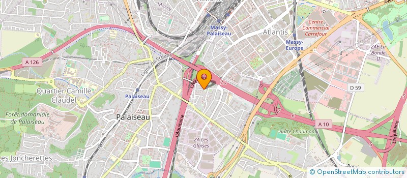 localisation de l'entreprise MONSIEUR DIMITRI TETU  PALAISEAU