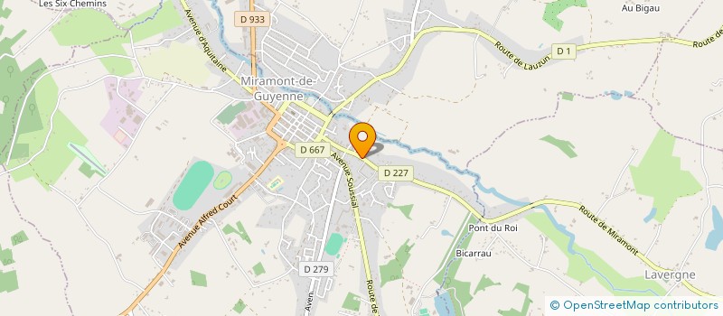 localisation de l'entreprise MONSIEUR DIMITRI THEODORE  MIRAMONT-DE-GUYENNE