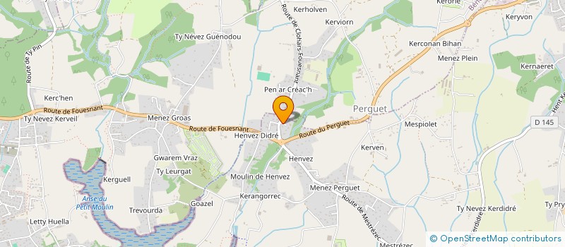 localisation de l'entreprise MONSIEUR DIMITRI TOLLEC à FOUESNANT