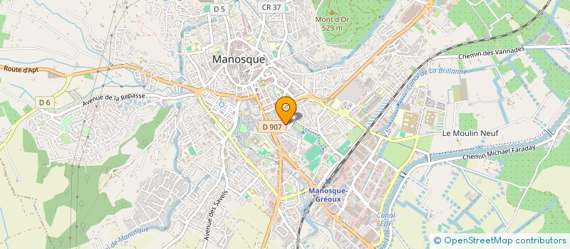 localisation de l'entreprise MONSIEUR DIMITRI TOSCANNI AZEMTE WAMBA à MANOSQUE