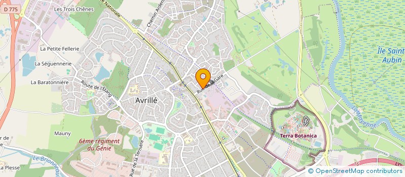 localisation de l'entreprise MONSIEUR DIMITRI TREMBLAIS  AVRILLE