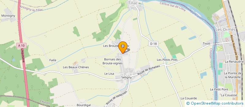 localisation de l'entreprise MONSIEUR DIMITRI TRILLARD  ANTOGNY-LE-TILLAC