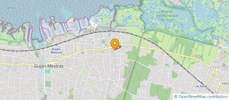 localisation de l'entreprise MONSIEUR DIMITRI VASSILIADES  GUJAN-MESTRAS