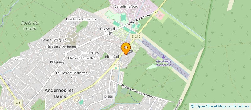 localisation de l'entreprise MONSIEUR DIMITRI VEILLON  ANDERNOS-LES-BAINS