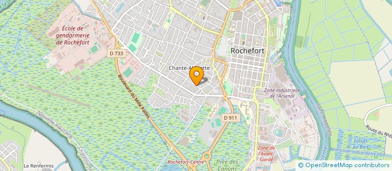 localisation de l'entreprise MONSIEUR DIMITRI VENANT-HERMOUET  ROCHEFORT