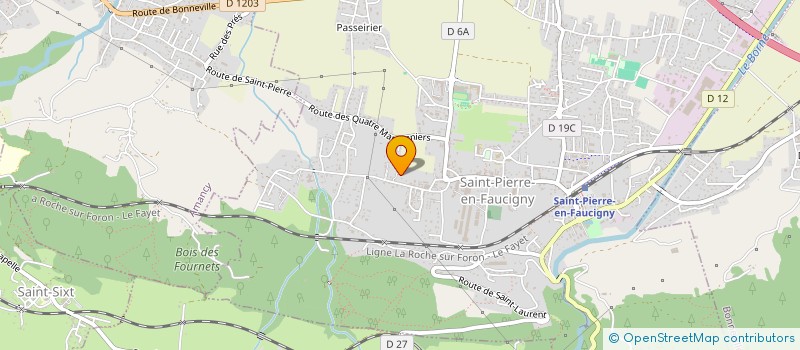 localisation de l'entreprise MONSIEUR DIMITRI VERON  SAINT-PIERRE-EN-FAUCIGNY