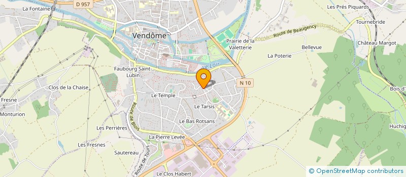 localisation de l'entreprise MONSIEUR DIMITRI VERRON  VENDOME