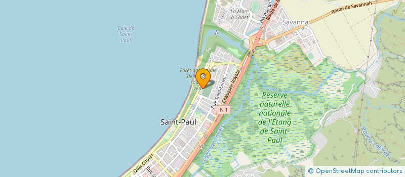 localisation de l'entreprise MONSIEUR DIMITRI VIDOT à SAINT-PAUL