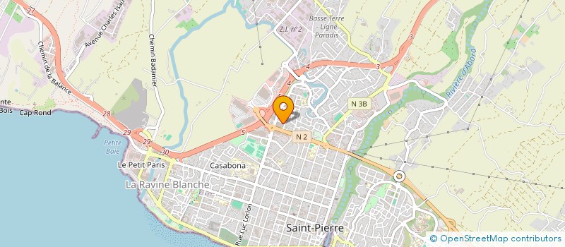 localisation de l'entreprise MONSIEUR DIMITRI VIENNE à SAINT-PIERRE