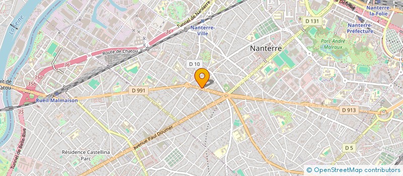 localisation de l'entreprise MONSIEUR DIMITRI VILAR  NANTERRE