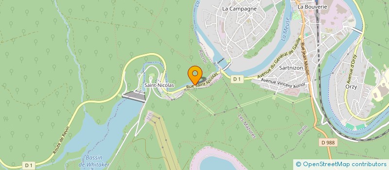 localisation de l'entreprise MONSIEUR DIMITRI WACKMENKO à ROCROI