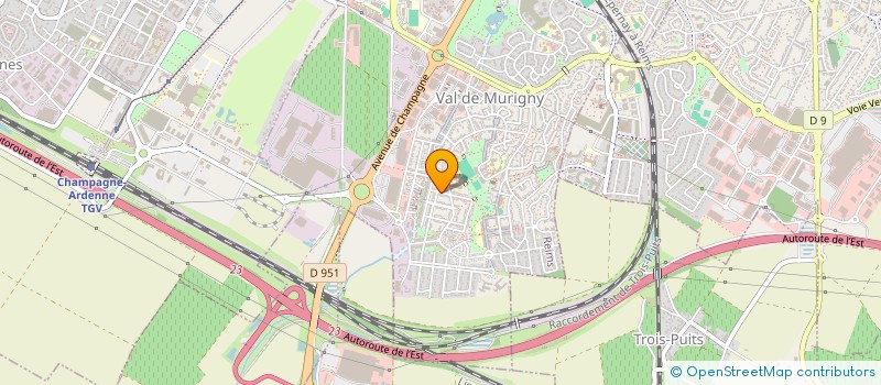 localisation de l'entreprise MONSIEUR DIMITRI WARTELLE  REIMS