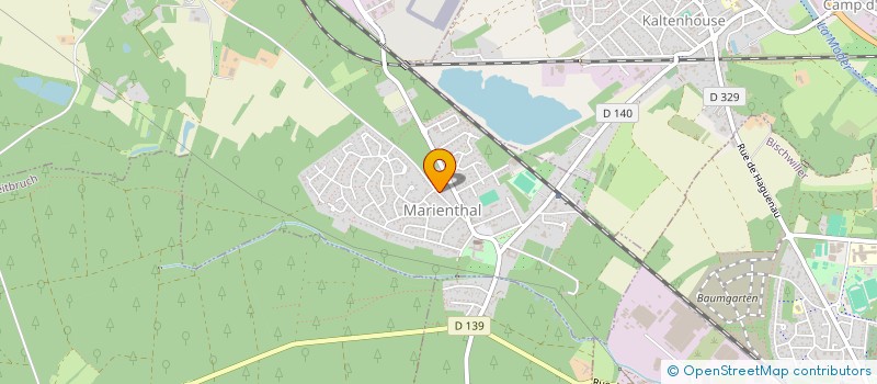 localisation de l'entreprise MONSIEUR DIMITRI WINLING  HAGUENAU