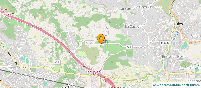 localisation de l'entreprise MONSIEUR DIMITRI ZANIN à SANARY-SUR-MER